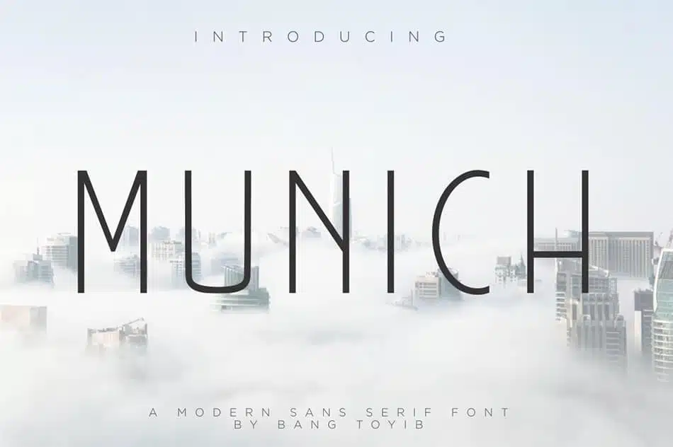 font gratuiti munich