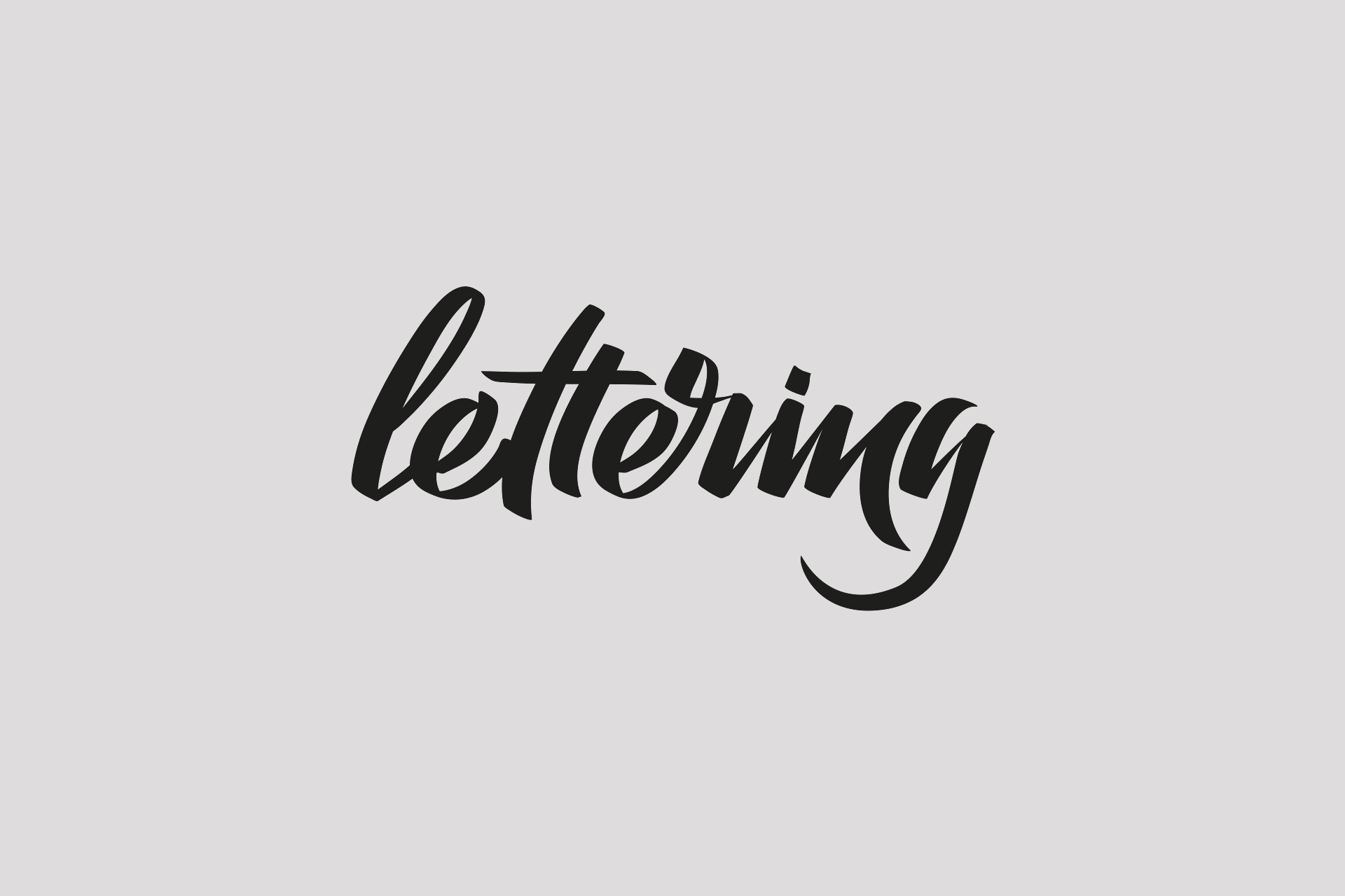 Lettering