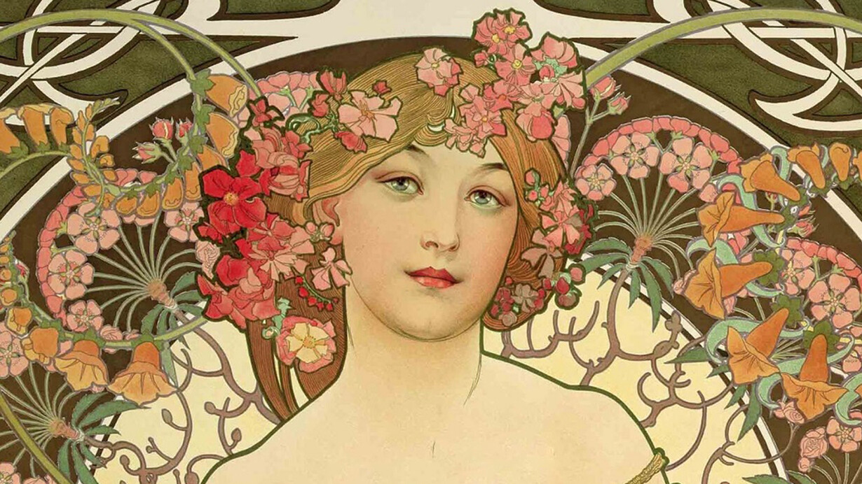 art nouveau e grafica contemporanea