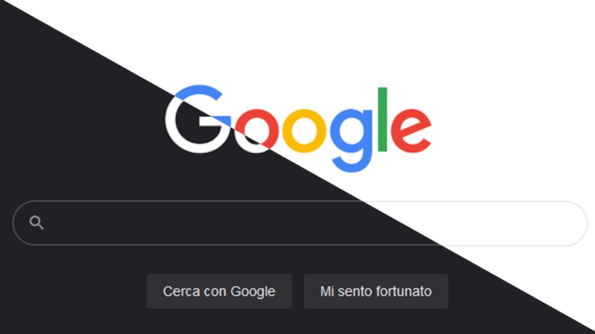 tema scuro google