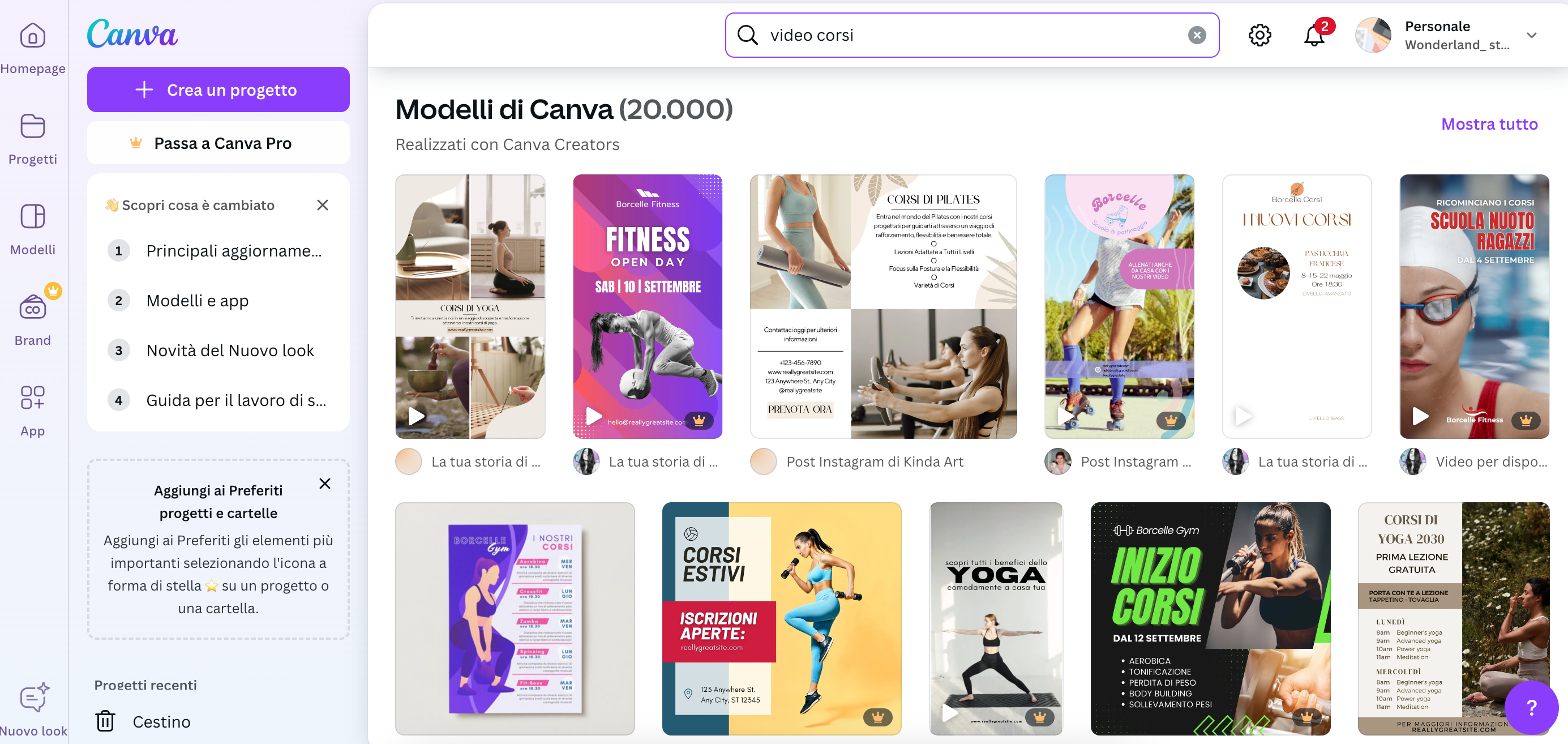 prodotti digitali con canva